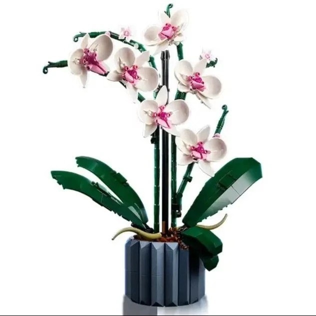 Orchid Bouquet 10311 Block Flower Potted Plant Building Set Compatible Bricks