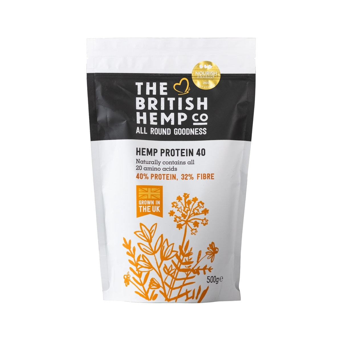 Hemp protein powder (40% protein) - 500g, 1kg, 5kg, 10kg, 20kg - Free postage