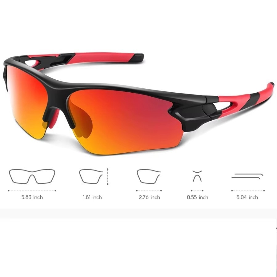 Polarized Sunglasses Men Women Square Cycling Sport Driving Fishing Goggle UV400
