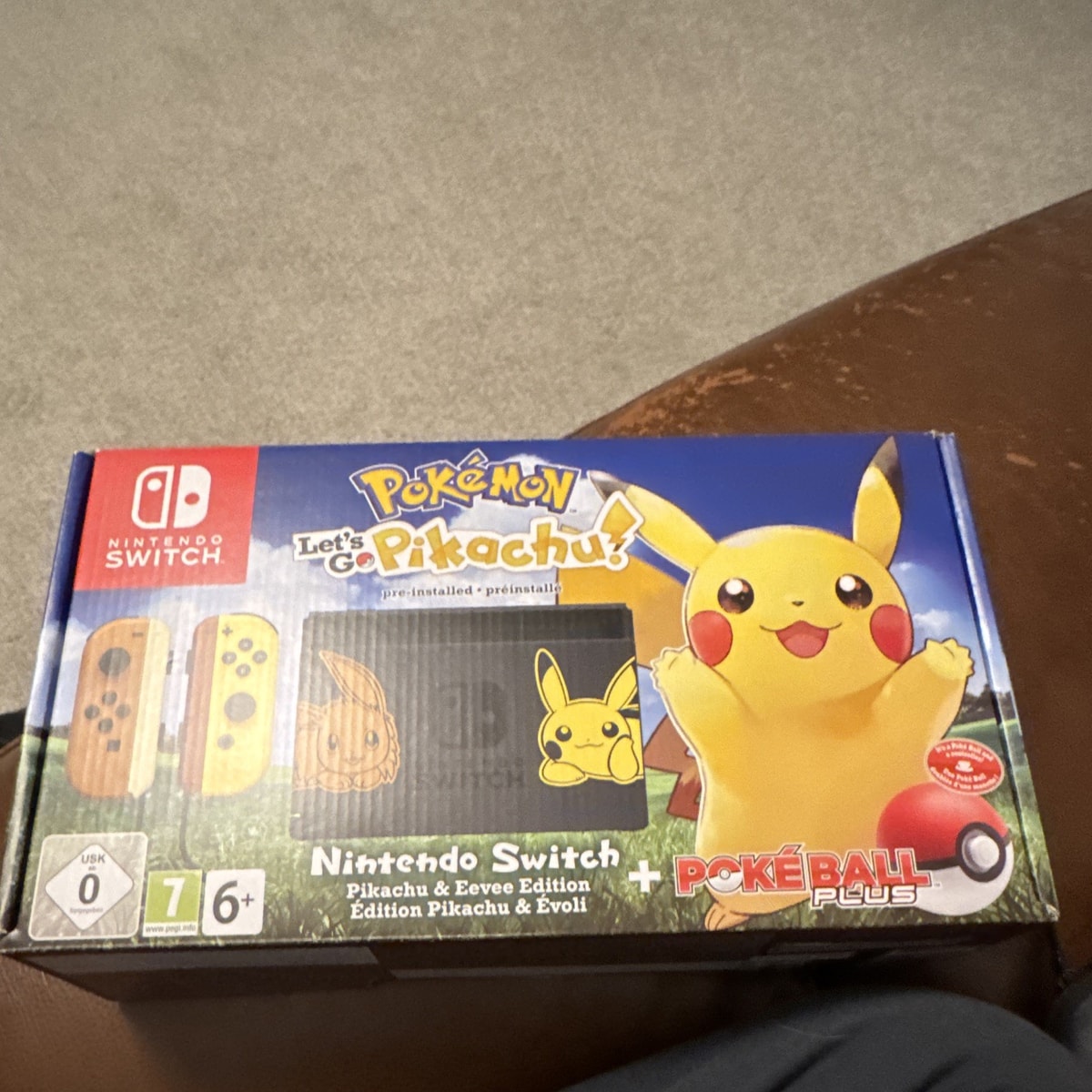 Nintendo Switch Pokémon Let’s Go Pikachu & Eevee Edition w/ Poké Ball Plus