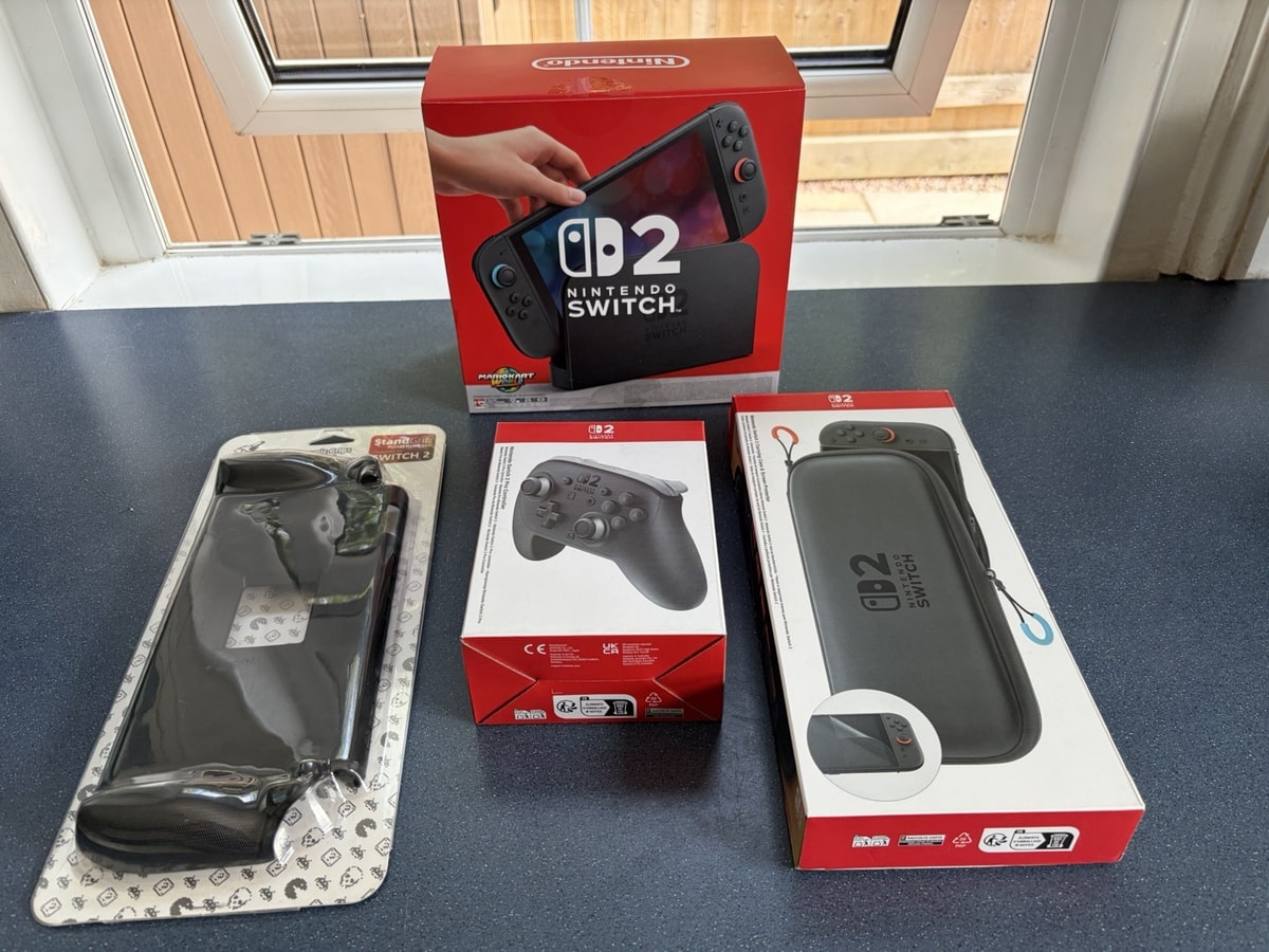Nintendo Switch 2 Console + Pro Controller + Accessories- Great Starter Bundle
