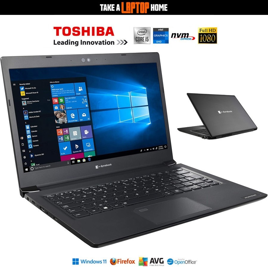 Toshiba Windows11 Gaming Laptop NVMe Full HD Intel i5 Turbo Boost 3.4GHz