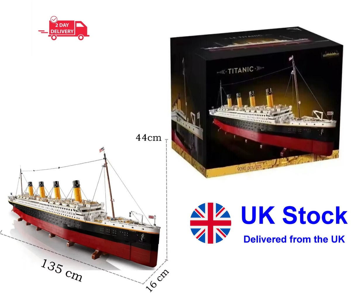 NEW *BOXED* *unbranded* Titanic Icons 9090pcs 10294 UK STOCK FREE 2 DAY DELIVERY
