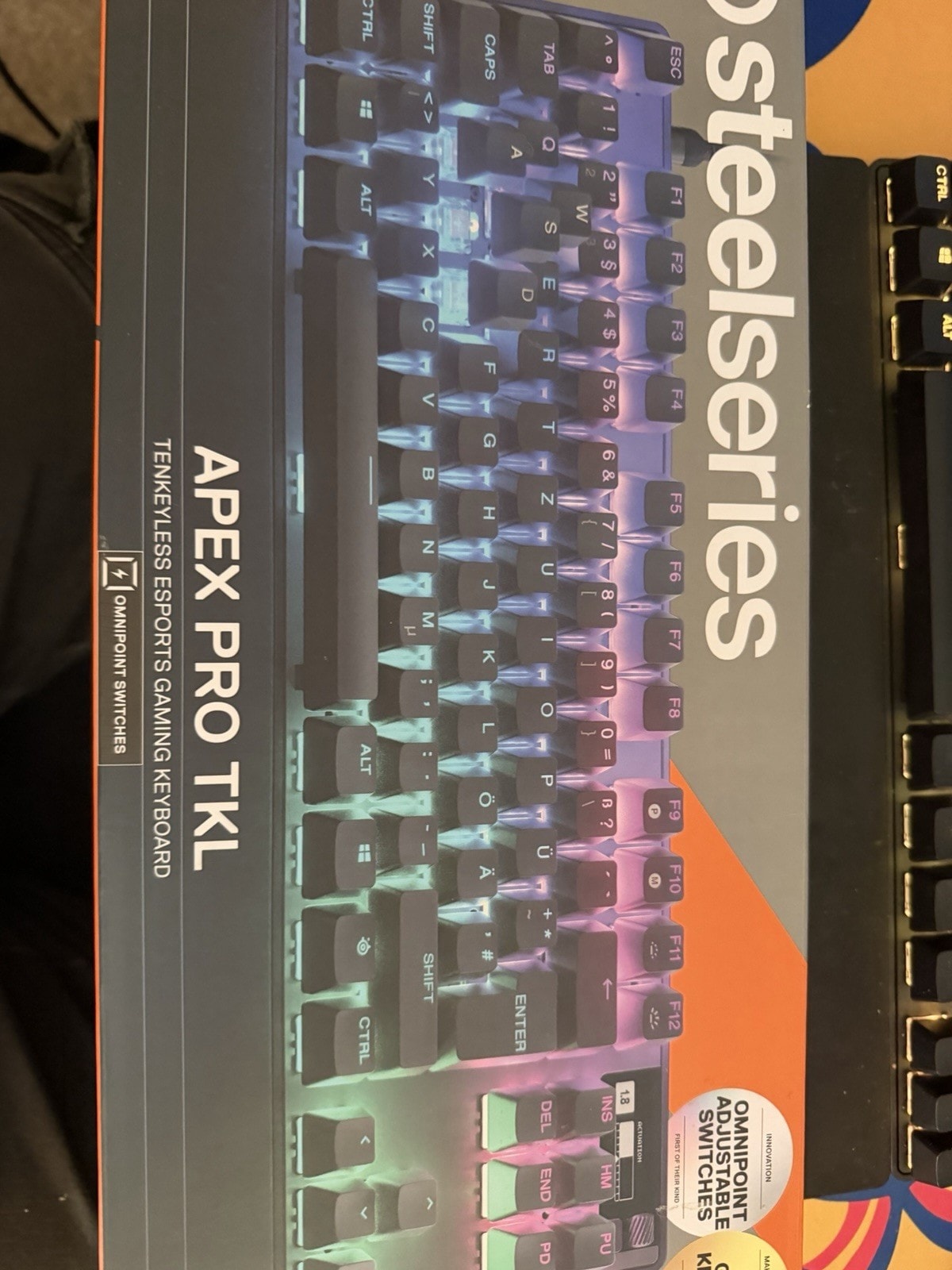 SteelSeries Apex Pro TKL 2023 Gaming Keyboard Black, Wired