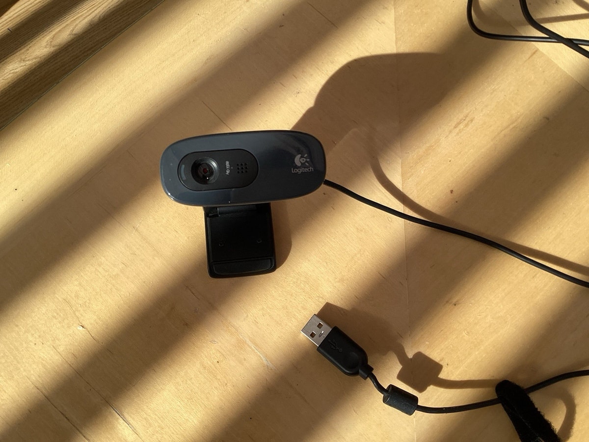 Logitech HD 720p Webcam Black USB Clip Attachment for PC Laptop