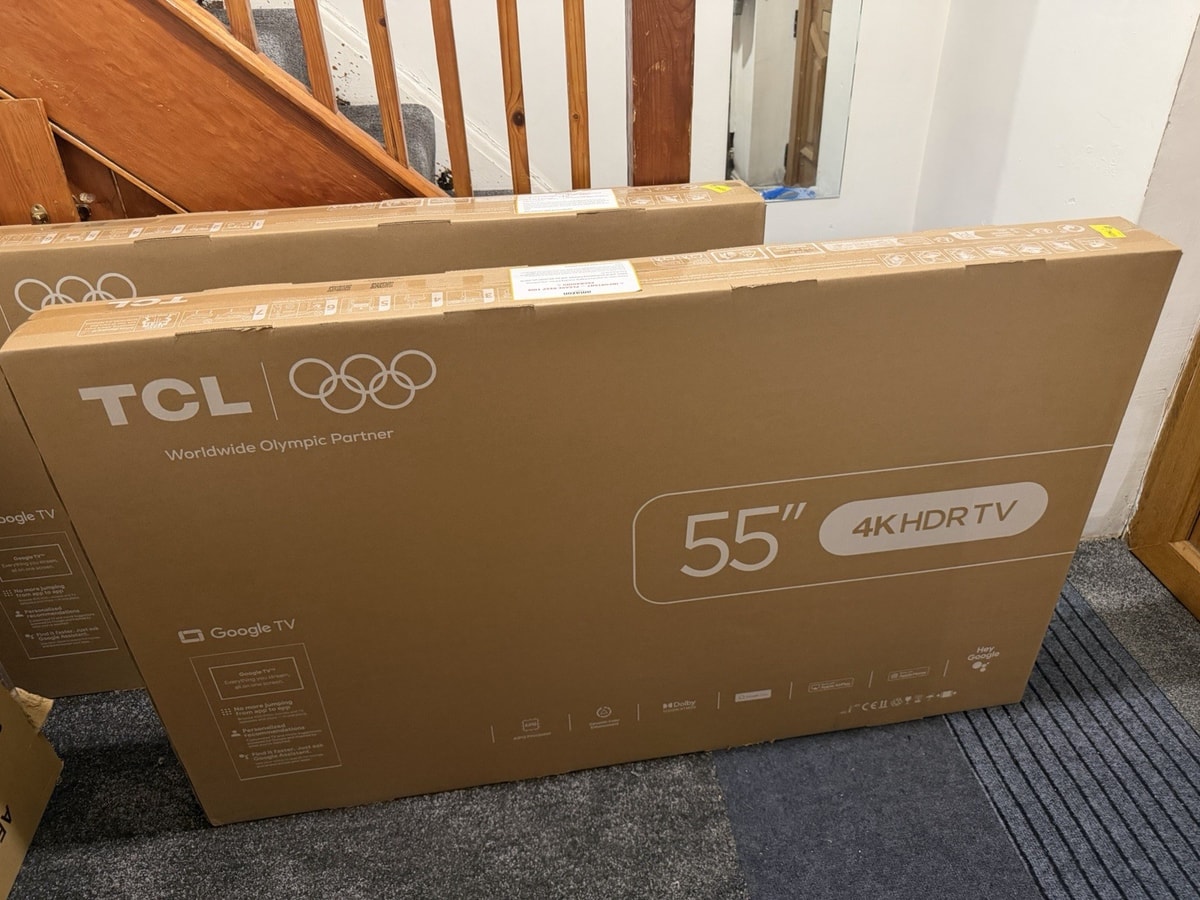 TCL 55” 4K HDR Google Smart TV Brand New Sealed Unopened 55 Inch