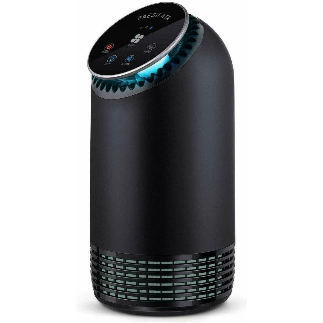 HEPA Air Purifier Activated Carbon RGB 12m³ CADR Dust Smoke Allergy Filter
