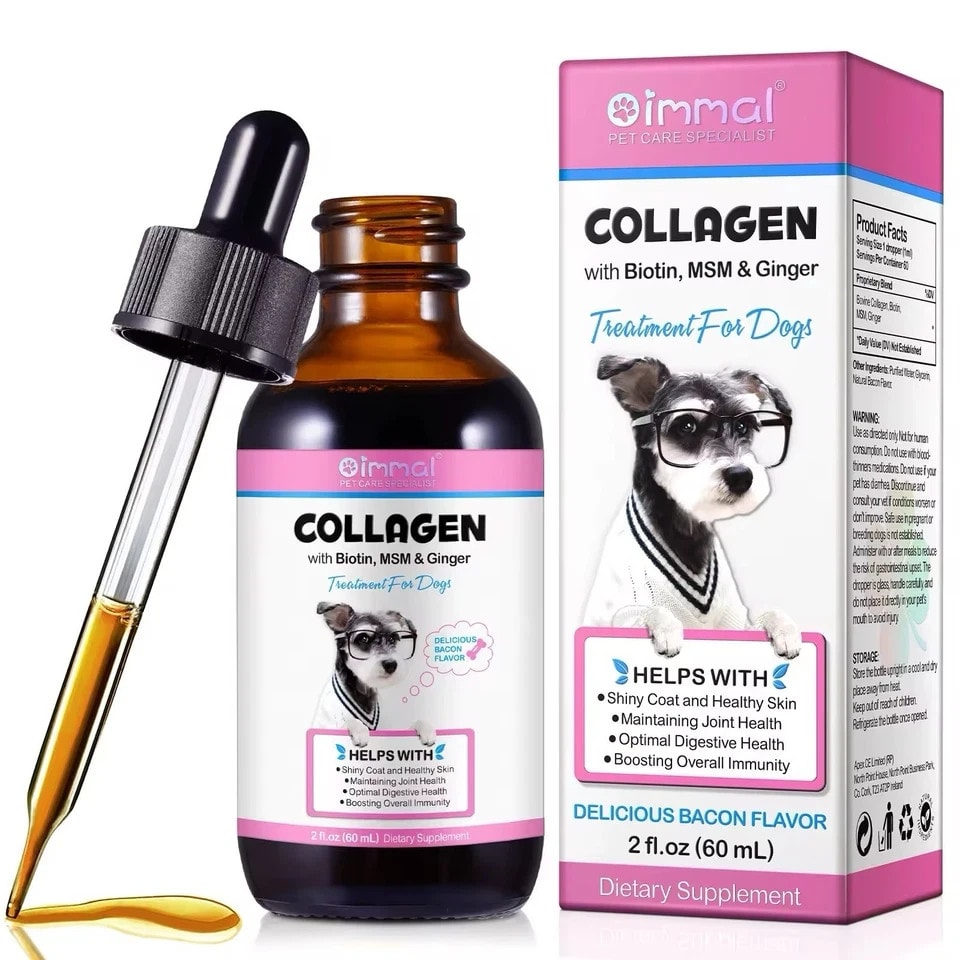 Collagen Liquid Supplement for dog treatment 60ml with biotin~~