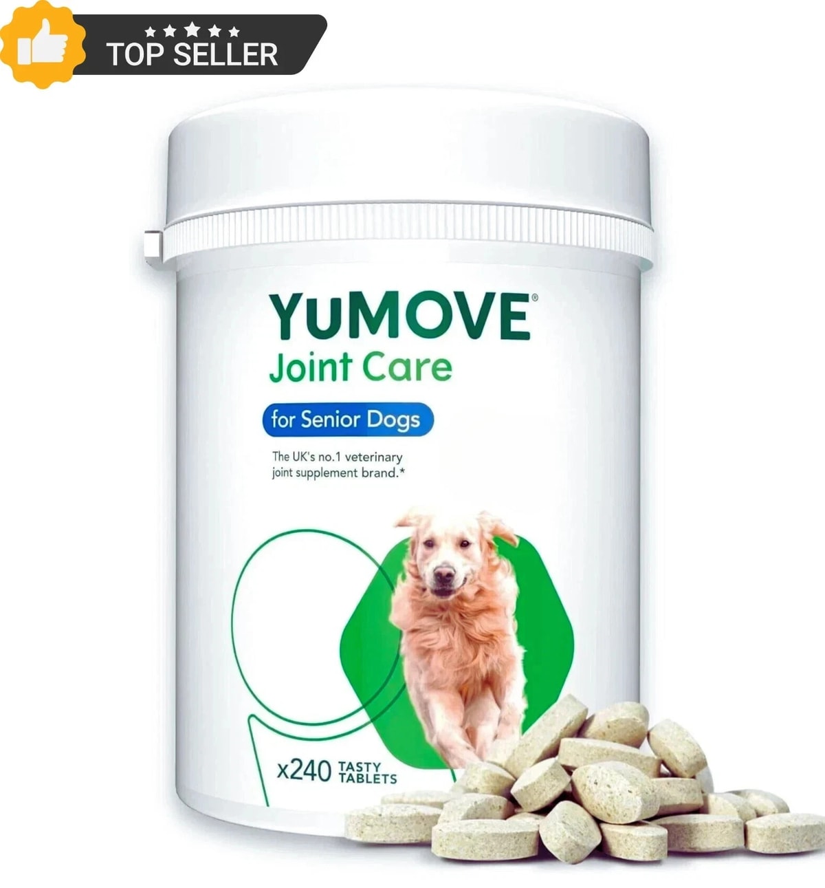 Lintbells YuMOVE Adult Dog Joint Supplement for Stiff Older Dogs 240 Tablets UK