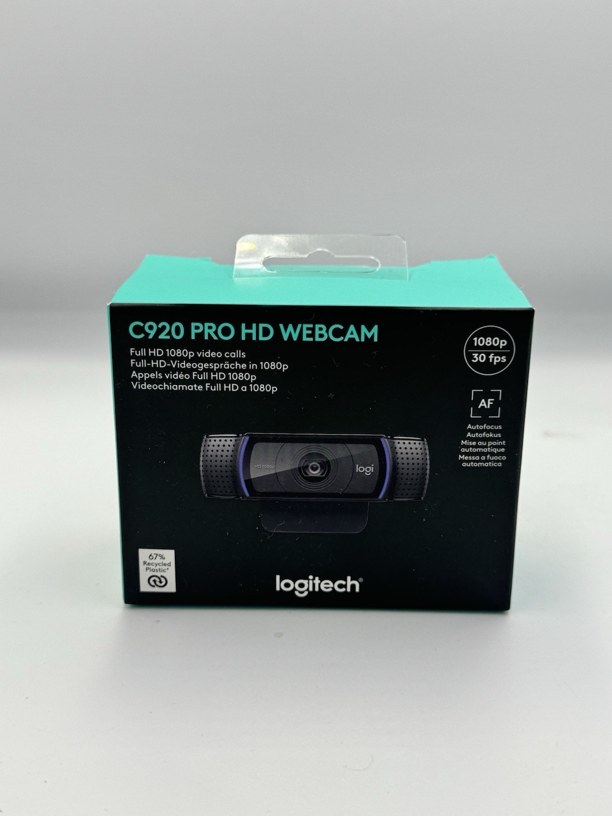 Webcam Logitech C920 HD Pro Webcam Streaming Video Calls Full HD 1080p 30fps