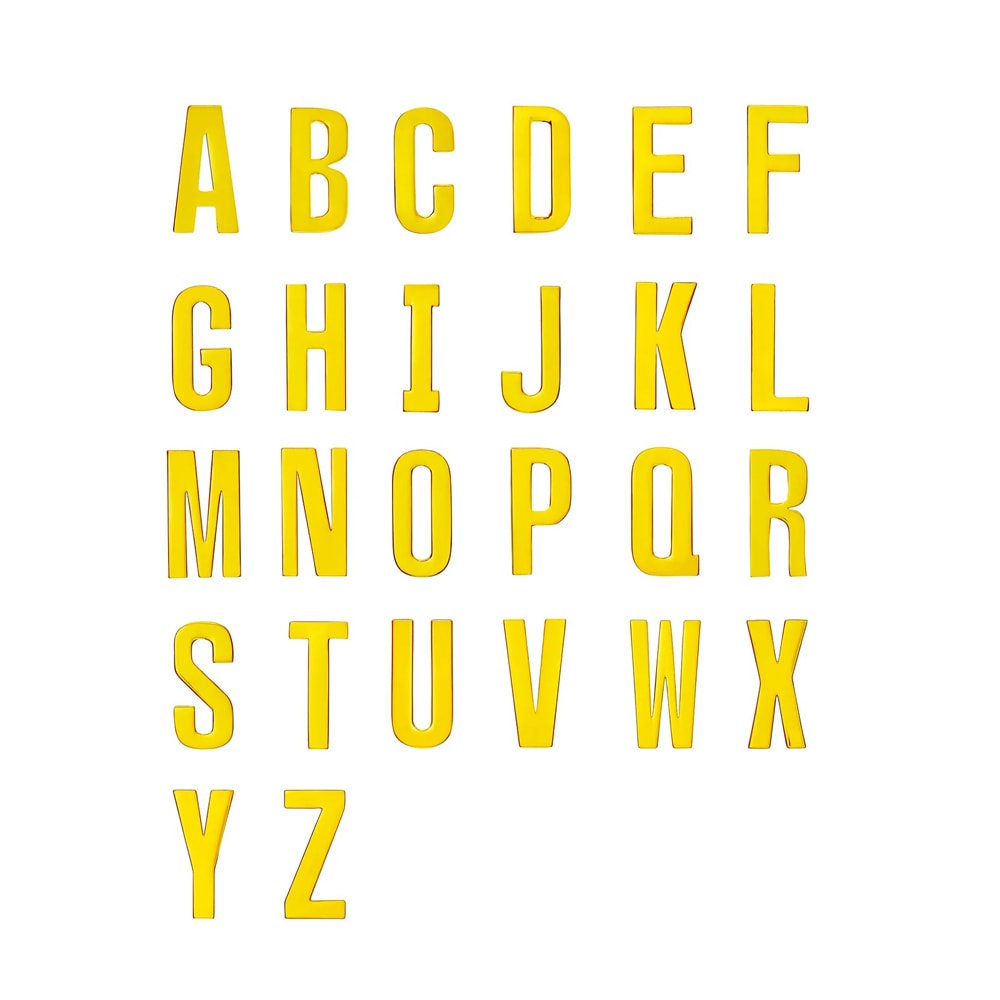 Bootzy Couture | Confession Letters, Guld - J