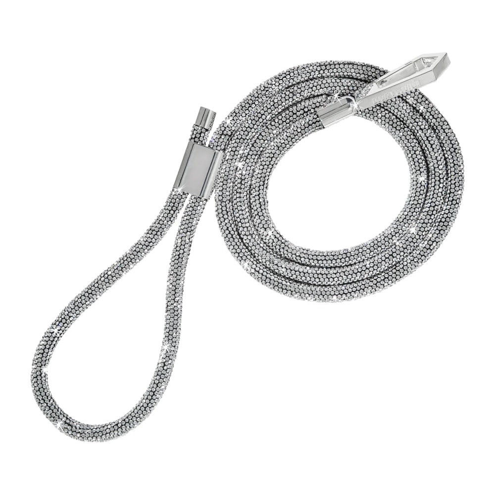 Bootzy Couture | Do the Strut Exklusivt Hundkoppel, Clear Crystal Kristall