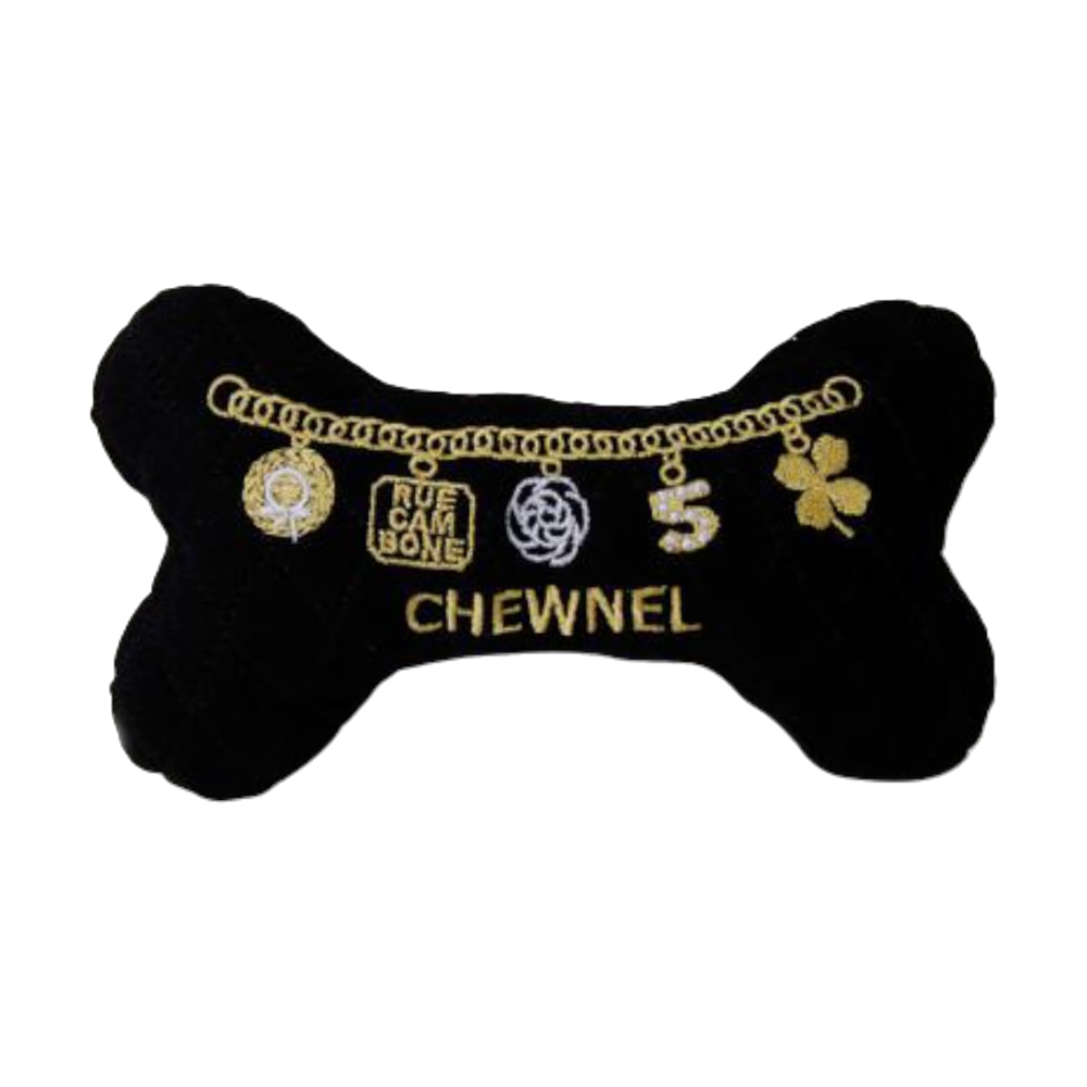 Dog Diggin Designs | Hundleksak Chewnel Pipben, Svart