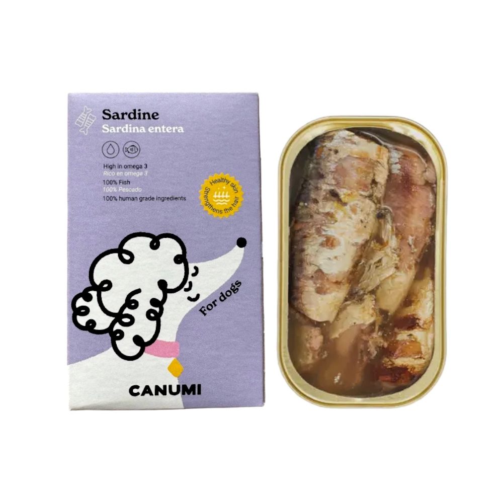 Canumi | Naturligt Marint Kosttillskott till Hund & Katt, Sardinfileér