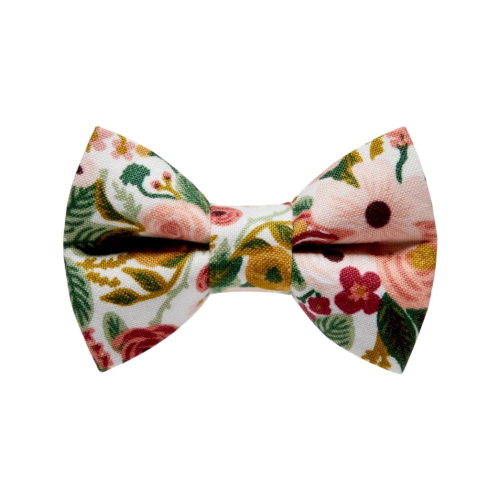 Sweet Pickles Designs | Blommig Hundfluga, Beige - Large