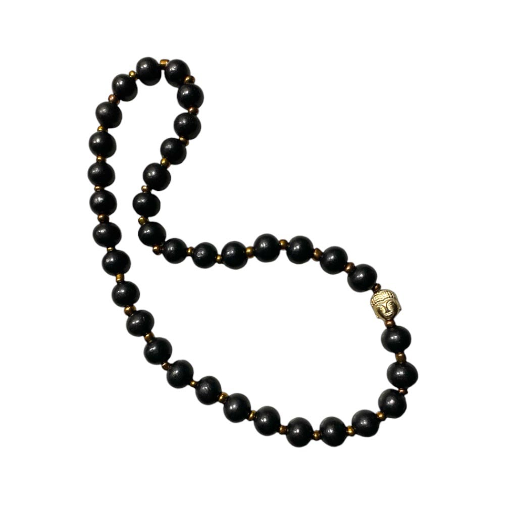 Bitchalicious | Lucky Buddha Hundsmycke, Svart/Brons