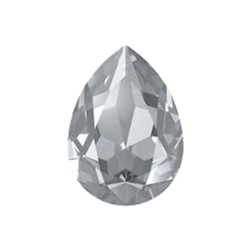 Perlstoft | Exklusivt Handgjort SWAROVSKI® Hundhalsband, Big Liz - Clear Crystal