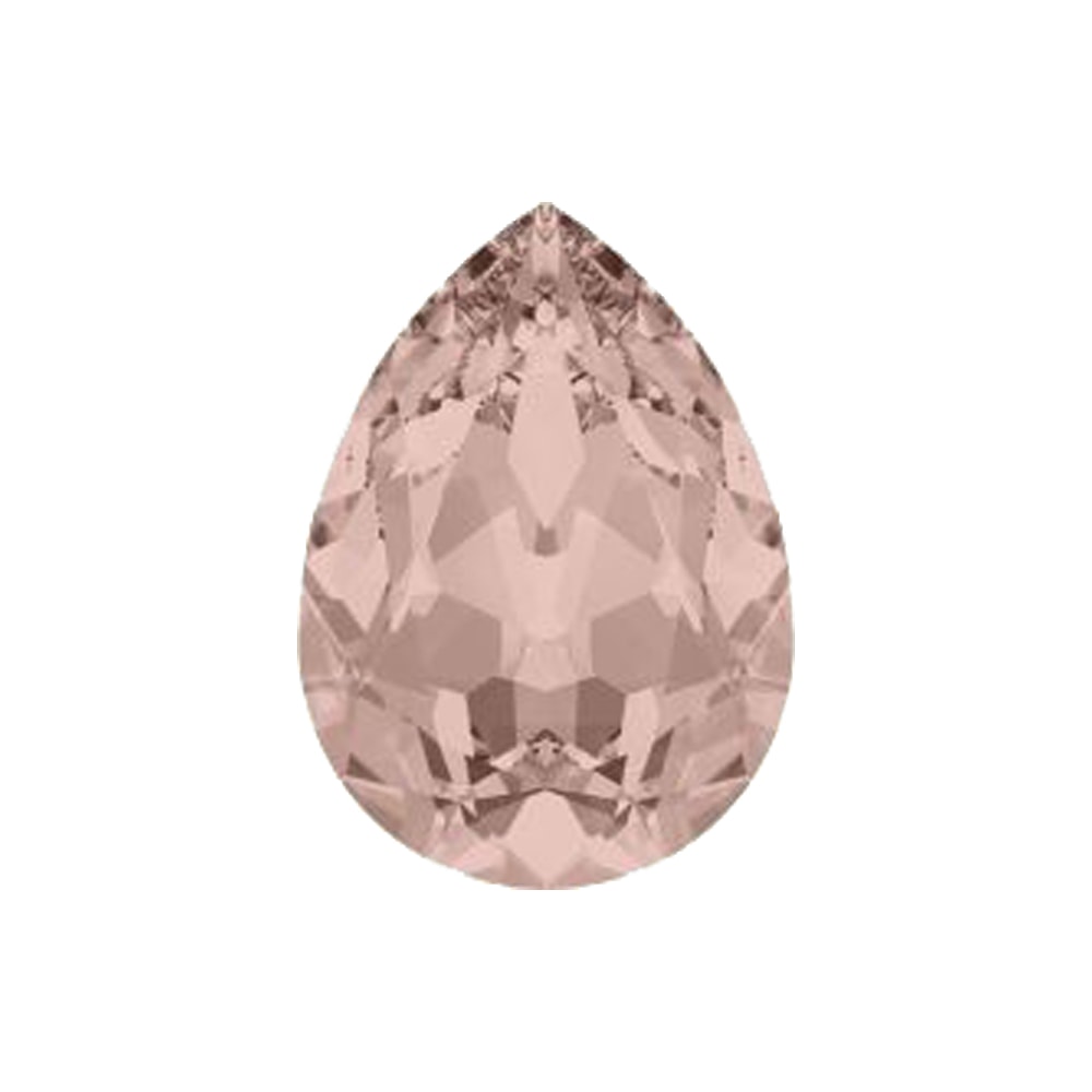 Perlstoft | Exklusivt Handgjort SWAROVSKI® Hundhalsband, Big Liz - Vintage Rose