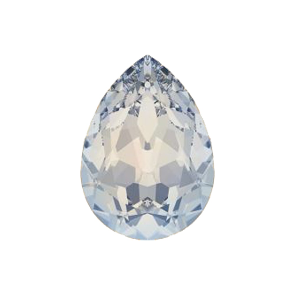 Perlstoft | Exklusivt Handgjort SWAROVSKI® Hundhalsband, Big Liz - White Opal