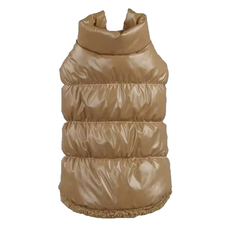 Affordable Luxury | Varm Puffer Hundjacka, Beige - XXX-Large