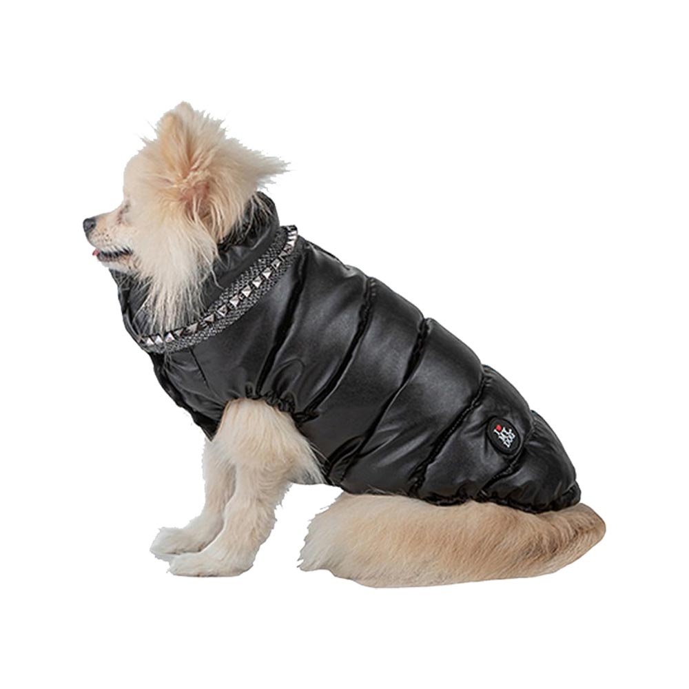 I Love My Dog | Tuff Hundjacka med Äkta Dun, Rock Stud - XX-Large