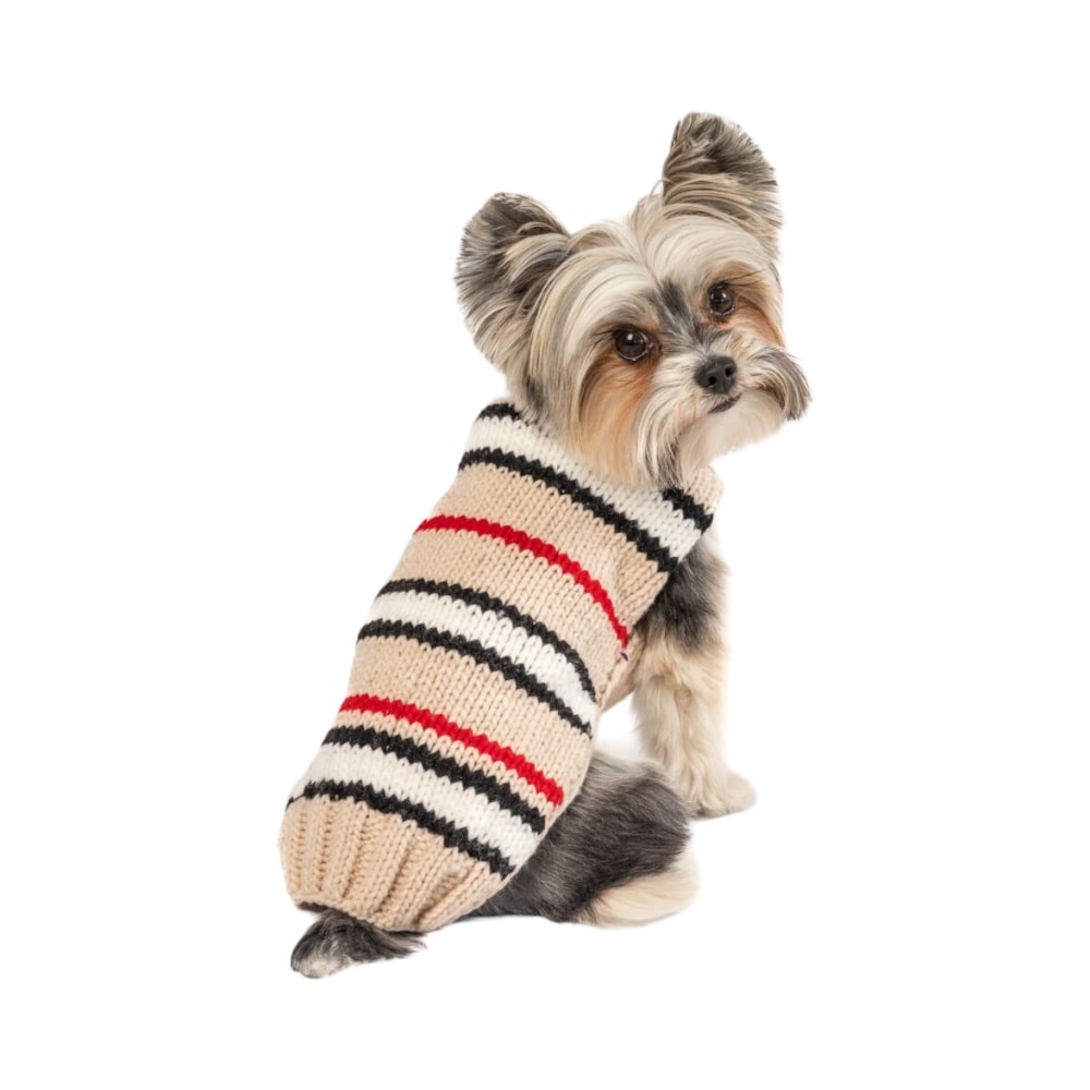 Chilly Dog | Handstickad Hundtröja i Alpackamix, Bentley - Medium