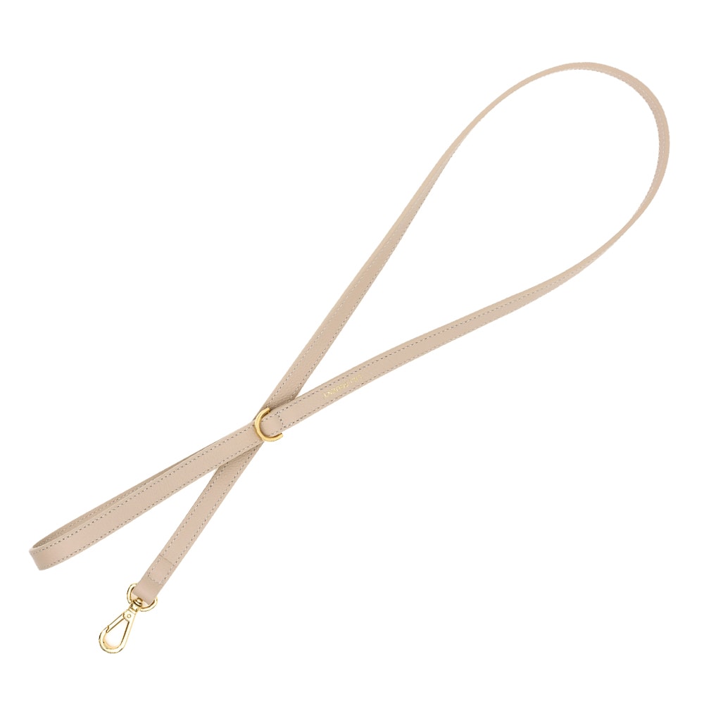 Lili Pouent | Exklusit Hundkoppel i Läder, Beige