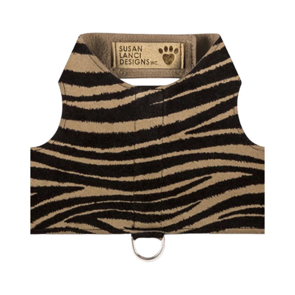Susan Lanci | Ultrasuede® Bailey Hundsele, Brun Zebra - Medium