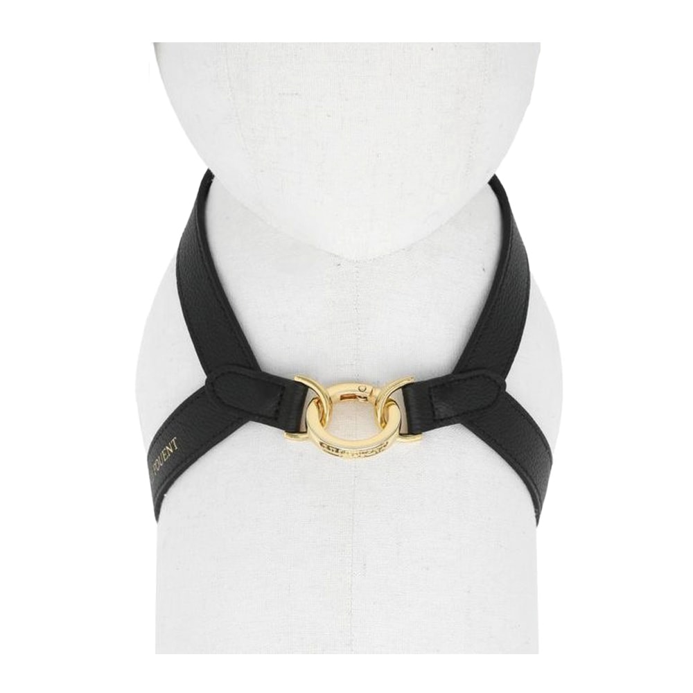 Lili Pouent | Exklusiv Hundsele i Läder, Svart - 6