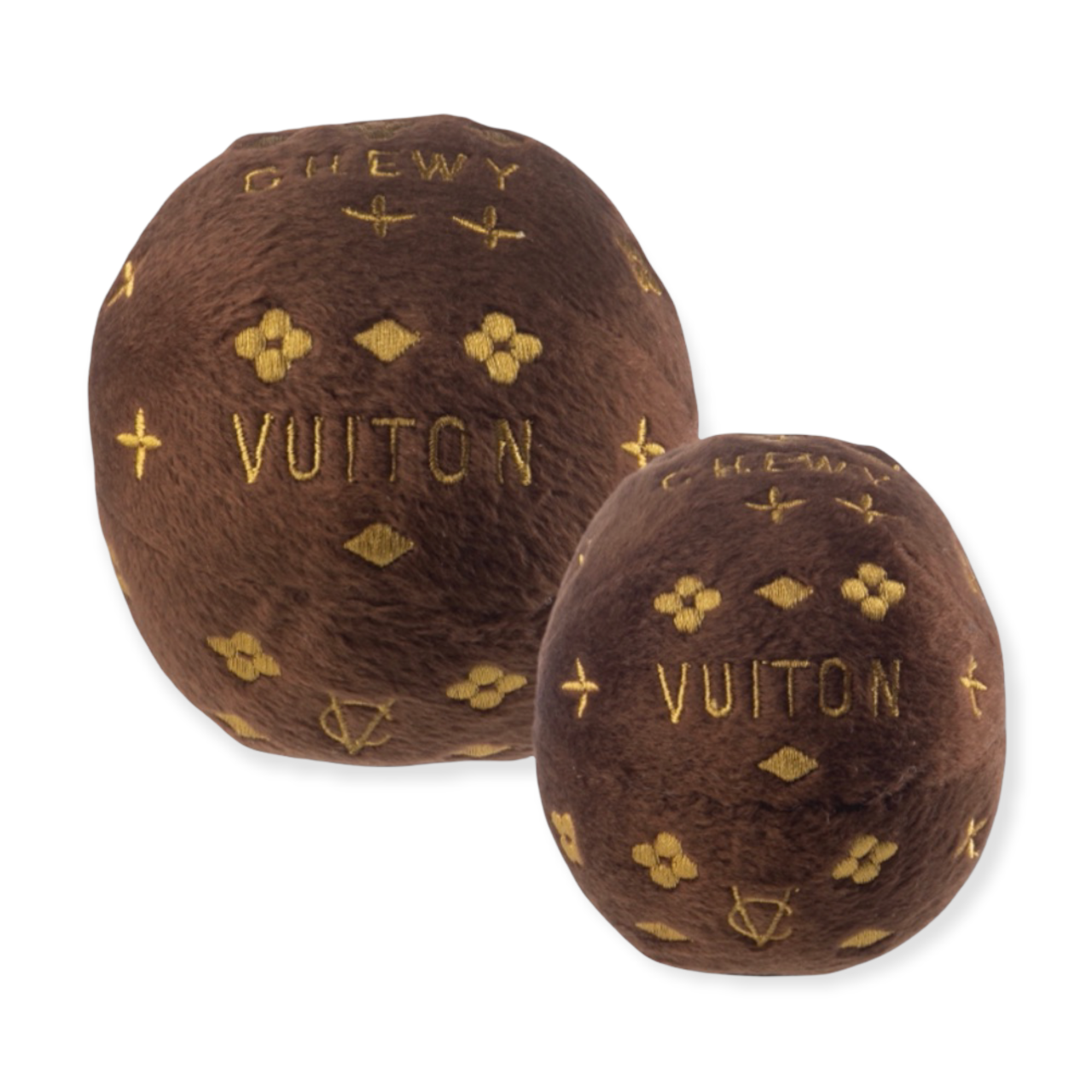 Dog Diggin Designs | Chewy Vuiton Hundleksak, Boll - Large