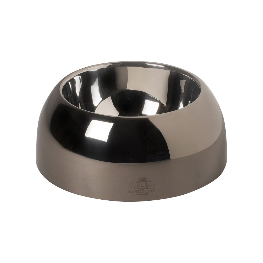 Lord Lou | Capri Lyxig Hundmatskål, Gunmetal
