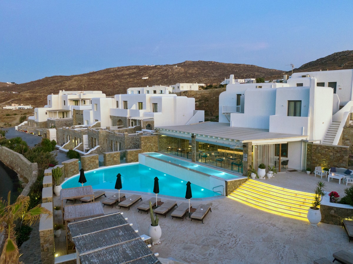 Stockholm - Mykonos stad - Ftelia Bay Boutique Hotel