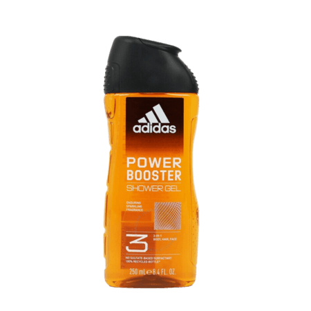 Adidas 3-i-1 Power Booster Duschgel - 250 ml