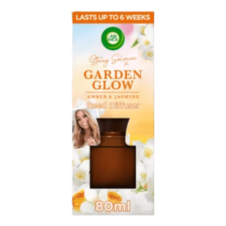 Air Wick Amber & Jasmine Garden Glow Reed Diffuser – 80 ml
