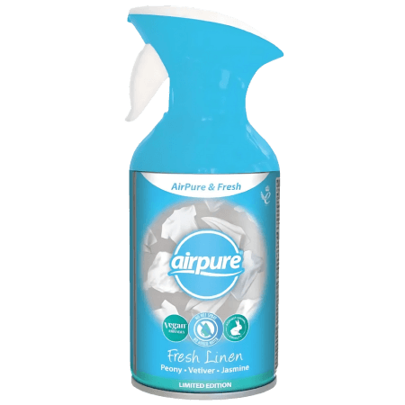 Airpure & Fresh Fresh Linen Air Freshener Spray - 250ml