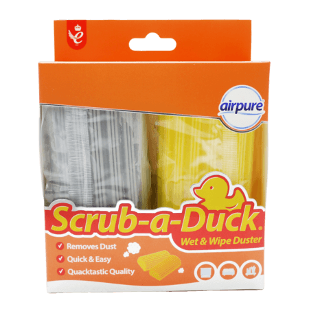 Airpure Scrub-a-Duck Duster våt- och torkdukar - 2-pack