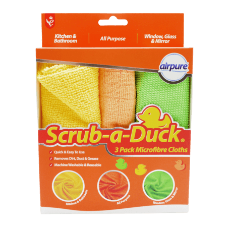 Airpure Scrub-a-Duck mikrofiberdukar - 3-pack