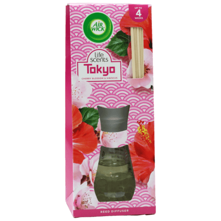 Airwick Cherry Blossom Reed Diffuser – 25ml