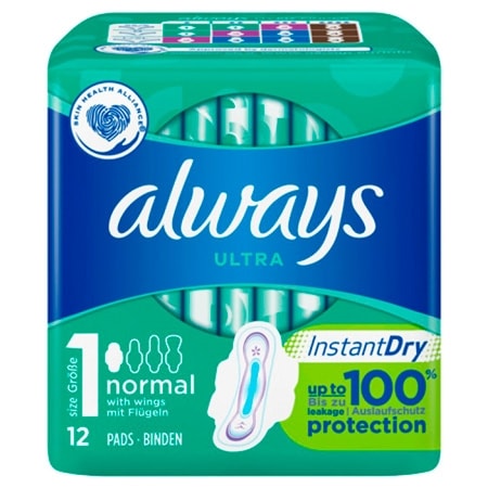 Always Ultra Normal Instant Dry - 12 st