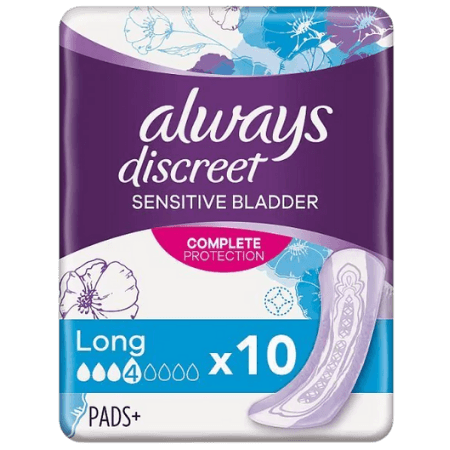 Always Discreet Lång Bind - 10 st