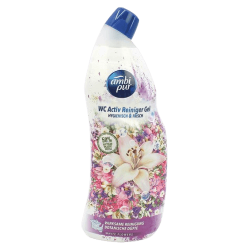 Ambi Pur WC Active Hygienic & Fresh White Flowers Toalettrengöringsgel - 750 ml