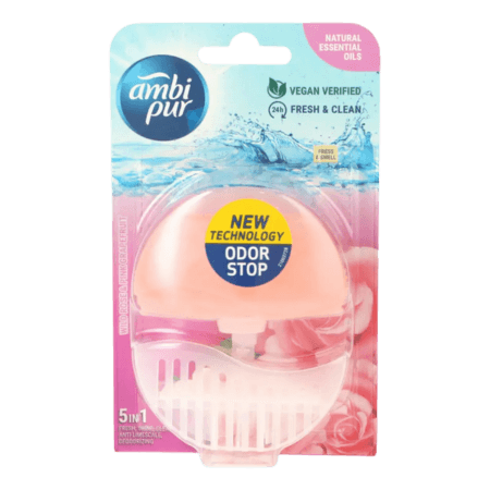 Ambi Pur Wild Rose & Pink Grapefruit Toilet Block – 55ml