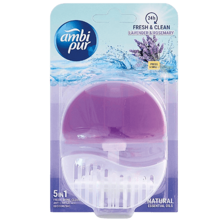 Ambi Pur Fresh & Clean Lavendel & Rosmarin WC Block - 55 ml