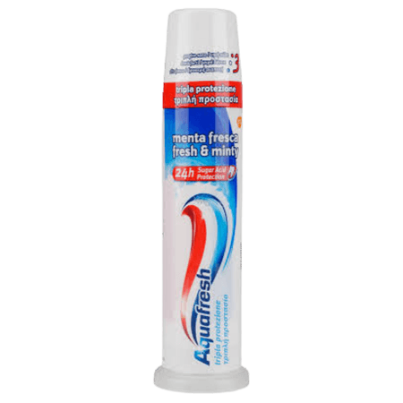 Aquafresh Fresh & Minty Triple Protection Tandkräm Pump - 100 ml