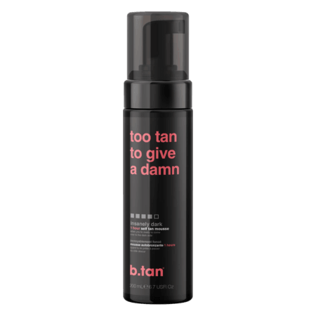 b.tan Too Tan To Give A Damn 1 Hour Självbruner Mousse - 200ml