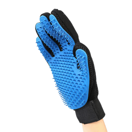 TrueTouch borsthandske för husdjur Blå