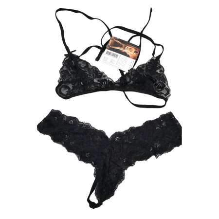 Baci Lingerie Submissive Lingerie Bikini Set – Svart