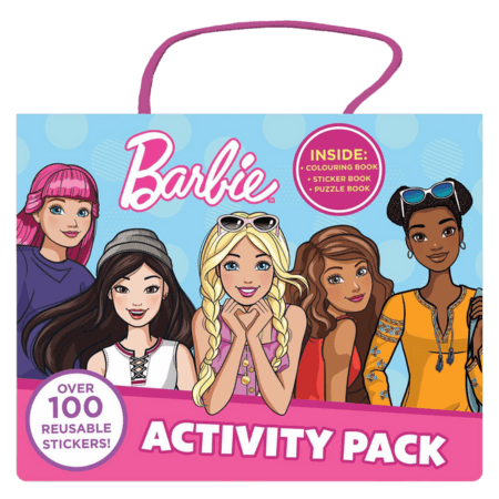 Barbie Aktivitetsset – Målarbilder, Klistermärken & Pusselbok
