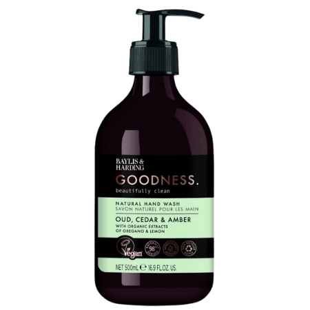 Baylis & Harding Goodness Oud Cedar & Amber Handtvål - 500 ml