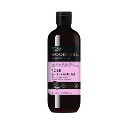Baylis & Harding Goodness Rose & Gernaium Body Wash - 500ml